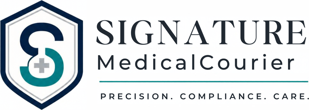 Signature MedicalCourier — Precision. Compliance. Care.